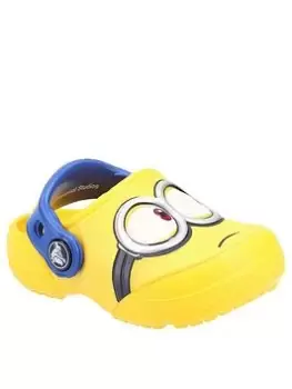 Crocs Funlab Minions Clog - Yellow, Yellow, Size 6 Younger