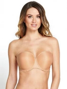 Fantasie Fantasie Underwired Moulded Strapless Bra, Nude, Size 42, Women
