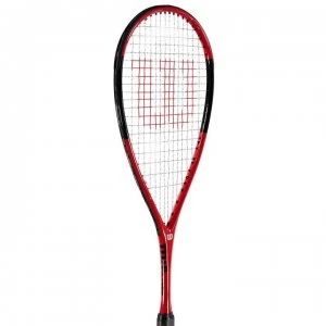Wilson CS Muscle Squash Racket - Black/Red