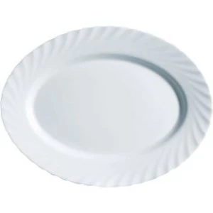 Luminarc Trianon White Platter 35 x 24cm Oval