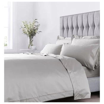 Hotel Collection Hotel 1000TC Egyptian Cotton Oxford Pillowcase - Light Grey
