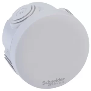 Schneider Electric ENN05001 IP55 Circular Junction Box Grey 60x60x40mm