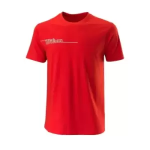 Wilson Tech T Shirt Mens - Red