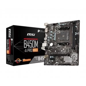 MSI B450MA Pro Max AMD Socket AM4 Motherboard
