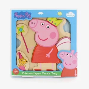 Peppa Pig - Wooden Princess Peppa Puzzle Tray (6 Pieces)