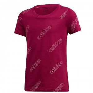 adidas Girls Favorite T-Shirt - Berry/Pink