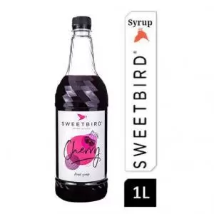 Sweetbird Cherry Coffee Syrup 1litre Plastic NWT4175