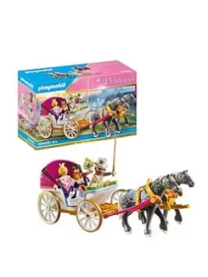 Playmobil 70449 Princess Castle Horse-Drawn Carriage, One Colour