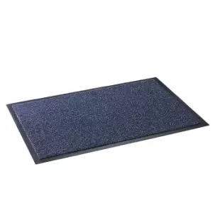 COSMO entrance matting B1, grey / blue, LxW 1500 x 900 mm