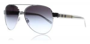 Burberry BE3084 Sunglasses Gunmetal 10038G 57mm