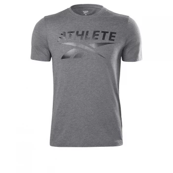 Reebok Athlete Vector Graphic T-Shirt Mens - Dark Grey Heather