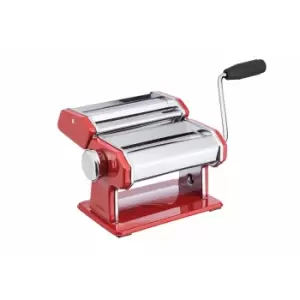 KitchenCraft World of Flavours Pasta Machine Stainless Steel Red Red