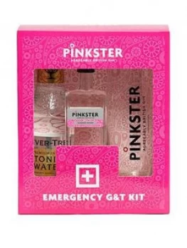 Virgin Wines Pinkster Emergency Gin and Tonic Gift Set, One Colour, Women