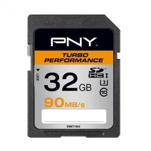PNY Turbo Performance memory card 32GB SDHC Class 10 UHS-I