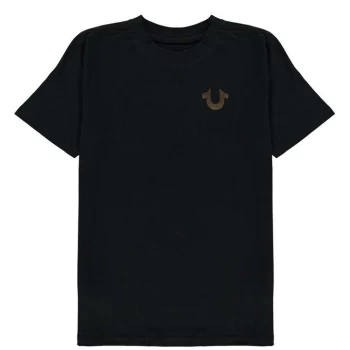 True Religion Horseshoe Crew T Shirt - Black