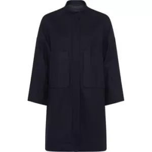 French Connection Catia Wool Coat - Blue
