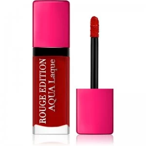Bourjois Rouge Edition Aqua Laque Moisturizing Lipstick with High Gloss Effect Shade 07 Fuchsia Perche 7,7ml