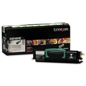 Lexmark 34016HE Black Laser Toner Ink Cartridge