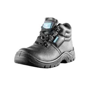 Glenwear Mens Morton Leather Safety Chukka Boots (8 UK) (Black)