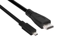 CLUB3D Micro HDMI to HDMI 2.0 4K60Hz Cable 1M / 3.28ft
