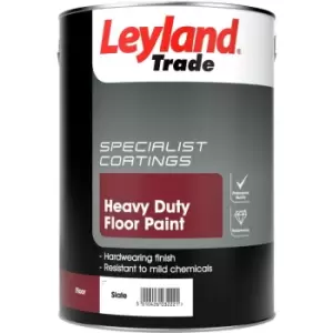 Leyland - Trade Heavy Duty Floor Paint - 5 Litre - Slate - Slate