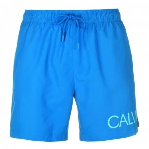 Calvin Klein Logo Swim Shorts - Blue 412