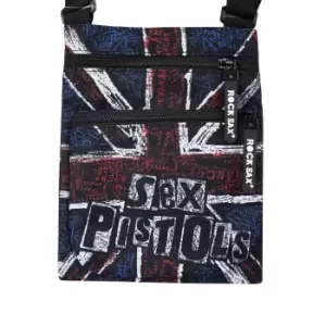 Rock Sax UK Flag Sex Pistols Crossbody Bag (22cm x 17cm x 3cm) (Multicoloured)