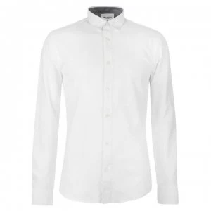 Only and Sons Only Travis Oxford Shirt - WHITE