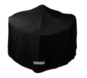 Bosmere Storm Black Large Round Fire Pit Cover