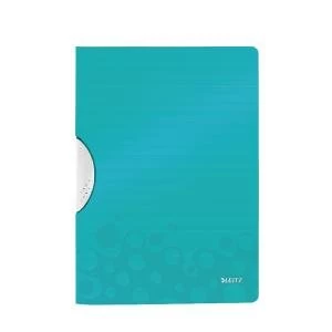 Leitz WOW ColorClip Poly File A4 Ice Blue Pack of 10 41850051