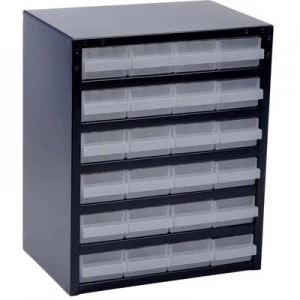 raaco 250/24-1 Small parts container (W x H x D) 357 x 435 x 255mm No. of compartments: 24