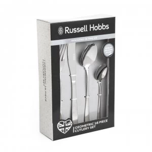 Russell Hobbs RH 16Pc GeometricCutSet13 - S/Steel