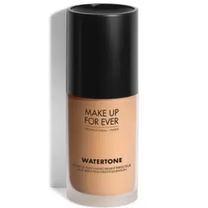 MAKE UP FOR EVER watertone Foundation No Transfer and Natural Radiant Finish 40ml (Various Shades) - R370-Medium Beige