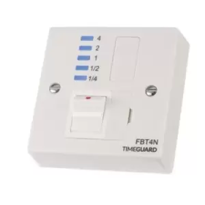 Timeguard Electronic 4 Hour Boost Timer and Fused Spur - FBT4N