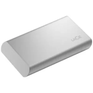 LaCie Portable SSD 1TB 2.5 external SSD hard drive USB-C Moon silver STKS1000400