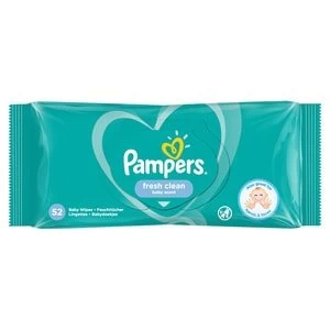 Pampers Fresh Clean Baby Scent 52 Baby Wipes