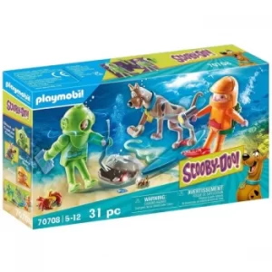 Playmobil Scooby-Doo Adventure with Ghost of Captain Cutler Playset