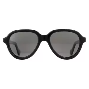 Aviator Black Smoke Polarized Sunglasses