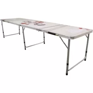 Beer Pong Table 8FT - White