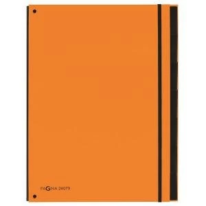 Pagna A4 7 Compartment Master Organiser Orange Pack of 10 2407909