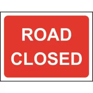 1050 X 750MM Temporary Sign - Road Closed