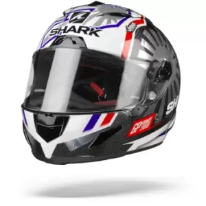 Shark Race-R Pro Carbon Zarco GP France 2019 Carbon Chrome Red DUR XL