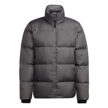 adidas D11 Big Baffle Down Hooded Jacket Mens - Grey