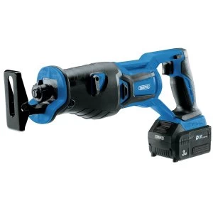 Draper D20 20V Brushless Reciprocating Saw with 3Ah Battery and Fast Charger