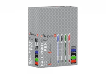 Platignum S-Tixx Ballpoint Pen Assorted 50 Pack 50516