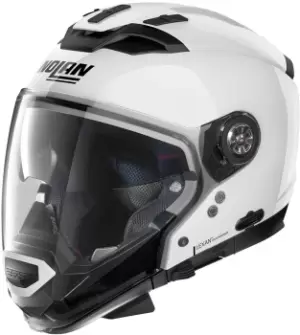 Nolan N70-2 GT Classic N-Com Helmet, white, Size XS, white, Size XS