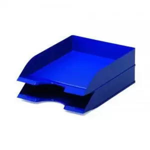 Durable Basic A4 Letter Tray Blue 10937DR