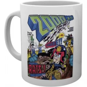 2000AD Beware of Rats Ceramic Mug