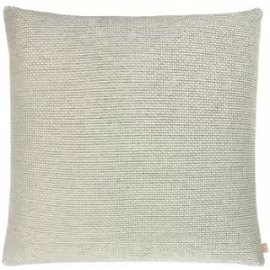 Kai Zeus Textured Woven Cushion Cover, Opal, 55 x 55 Cm