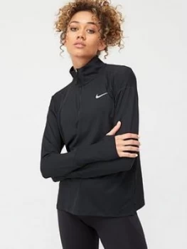 Nike Running Long Sleeve Element Zip Top - Black